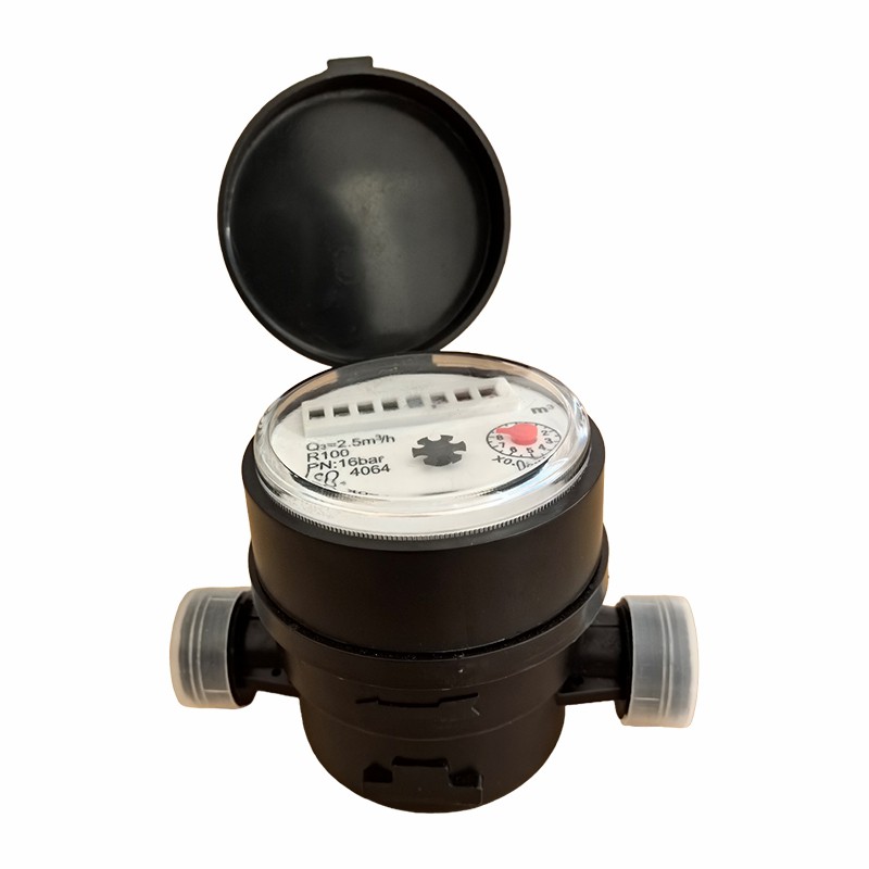 Mesurydd dŵr jet sengl plastig